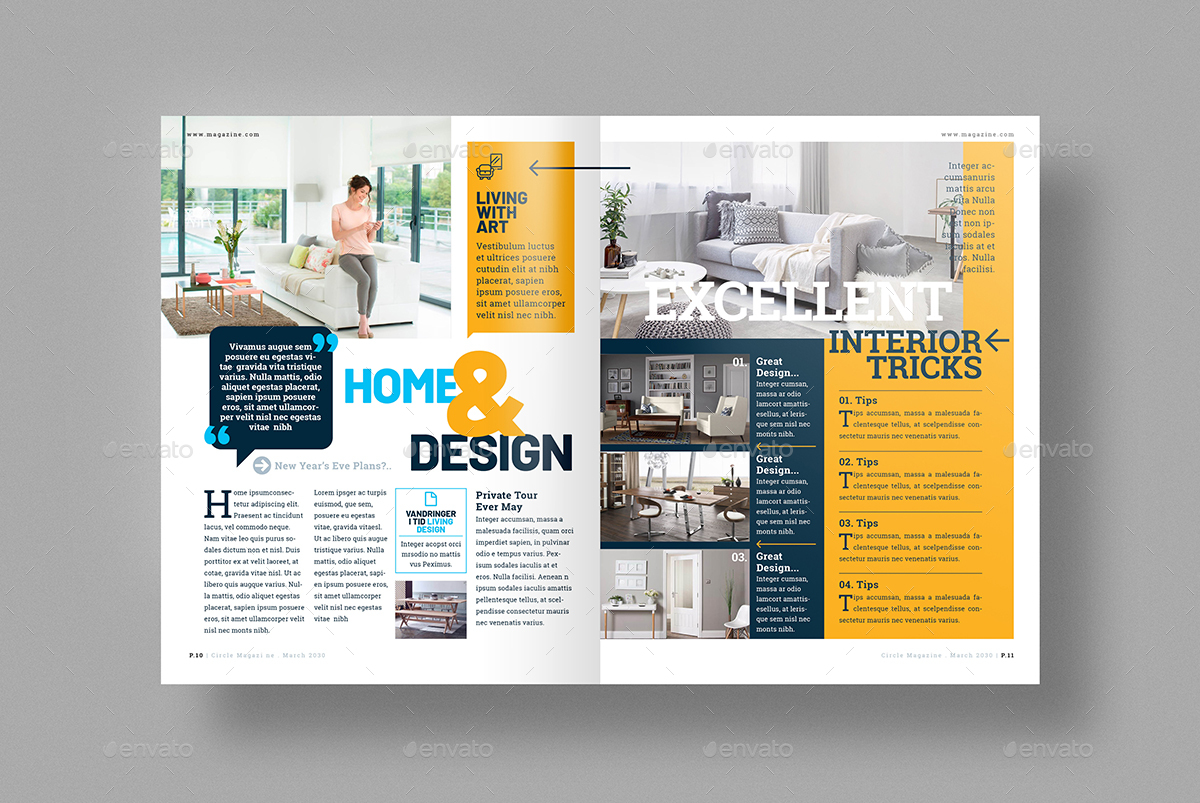 Magazine Template, Print Templates GraphicRiver